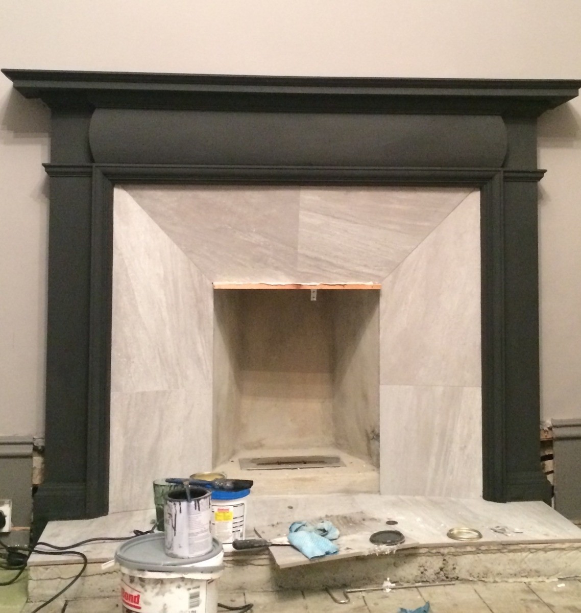 Before The Bedroom Reveal... Fireplace Makeover. - Designsixtynine